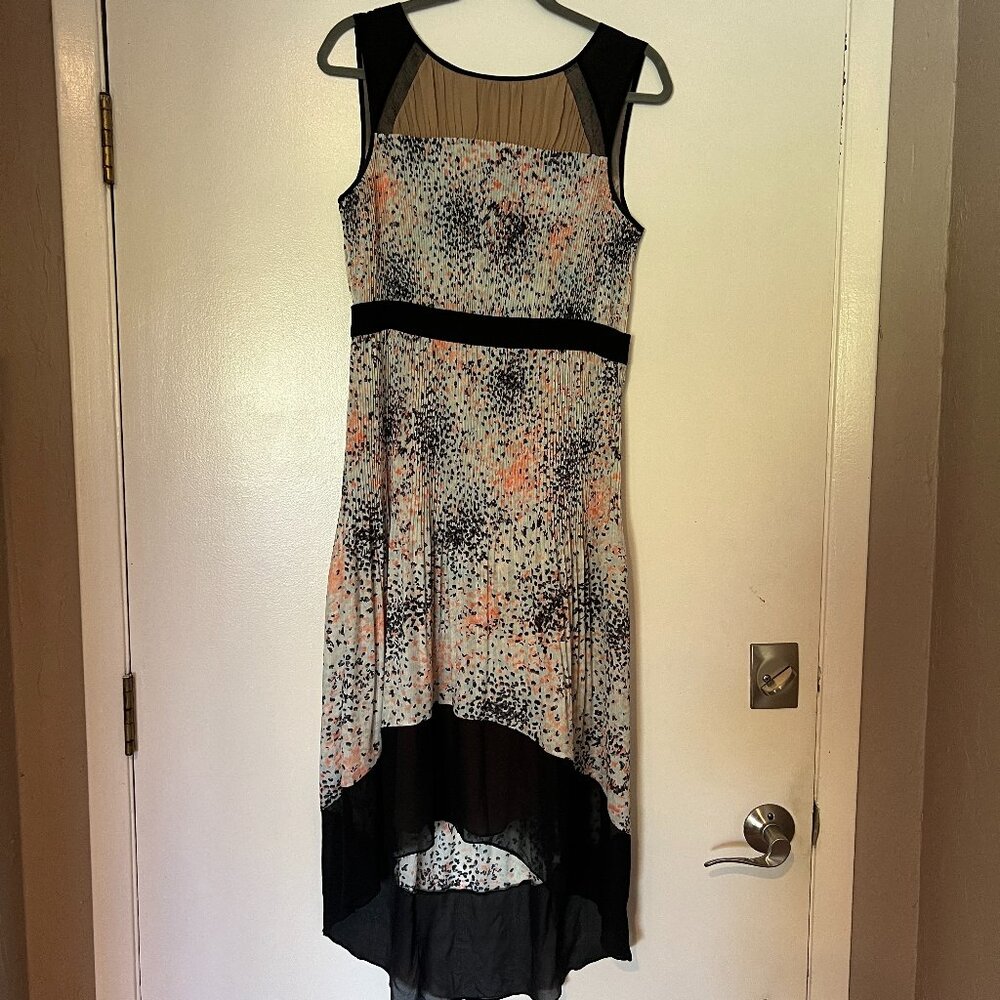 Colorful High-Low Sleeveless Dress